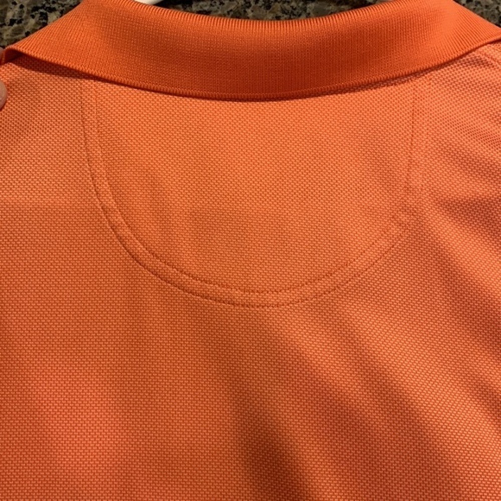 Greg Norman Play Dry Orange/Coral Polo Golf Shirt Size XXL EUC #0327 - Picture 4 of 8